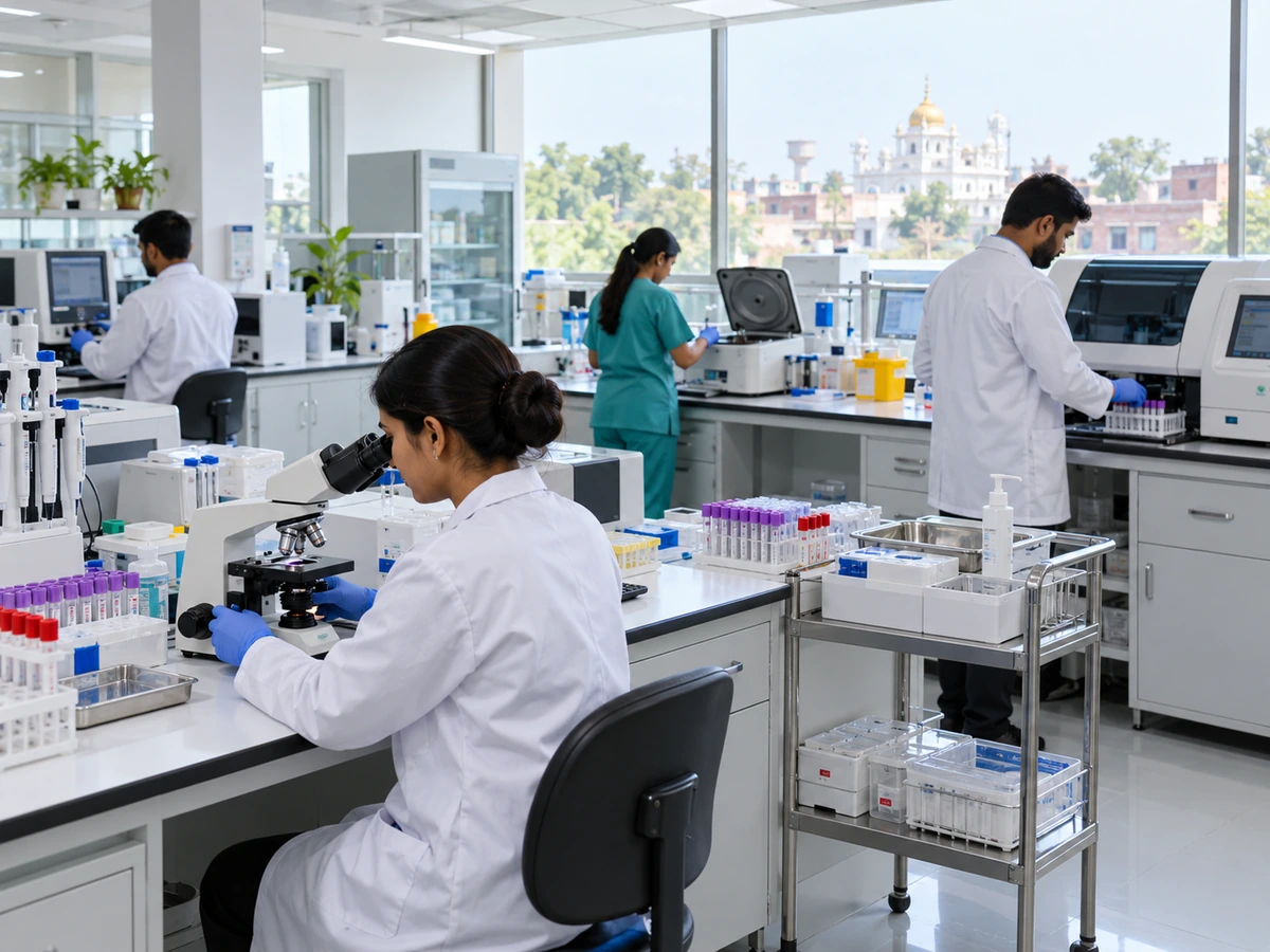 Lab interior