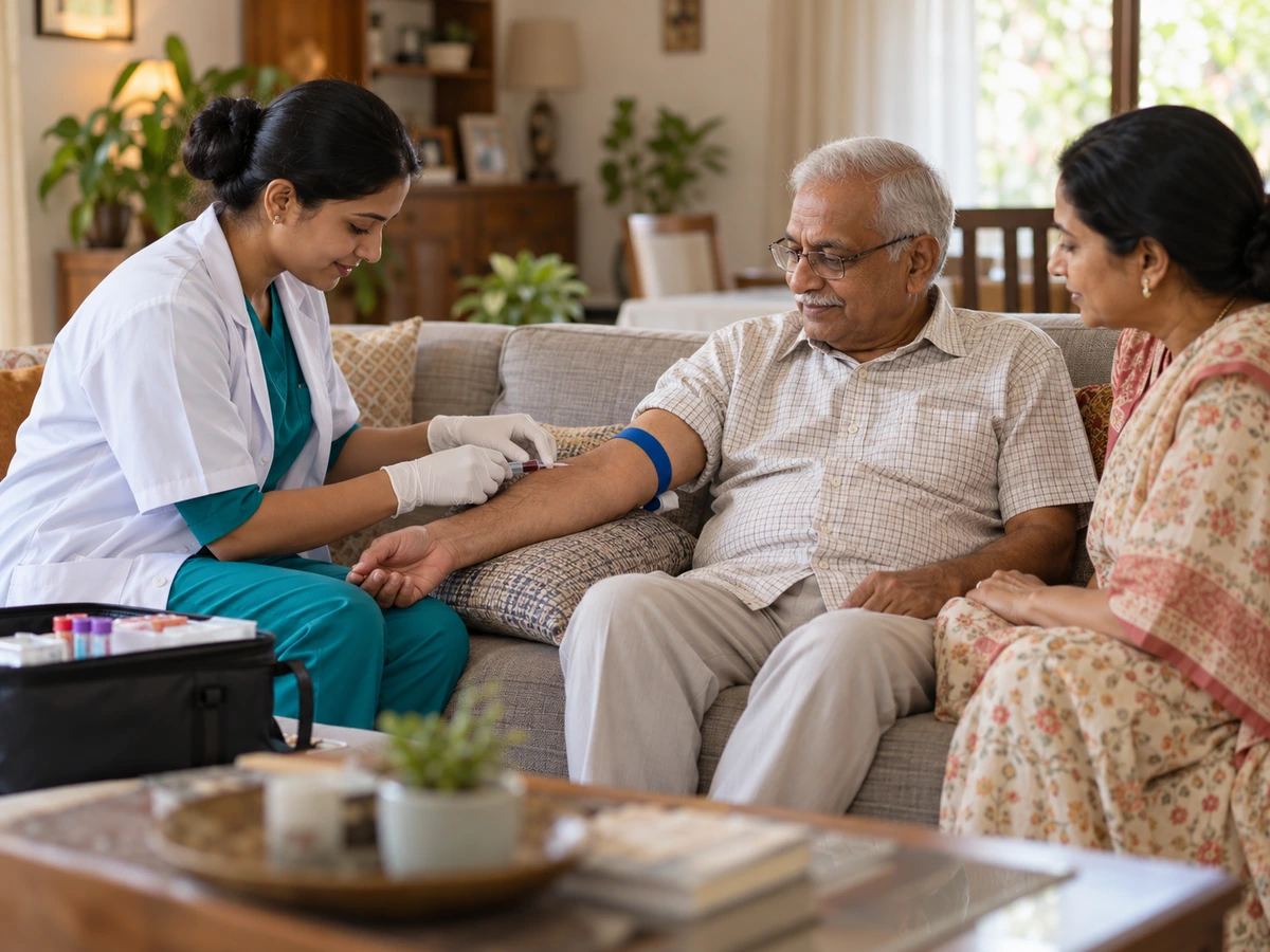 Phlebotomist home visit